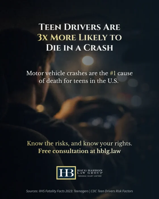 Teen Drivers Are 3X More Likely to Die in a Crash