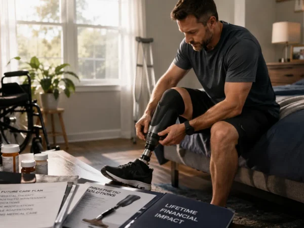 adjusting the future- a prosthetic journey sandy springs and decatur personal injury attorneys | haug barron law group GA Amputation Injury & Lifetime Damages