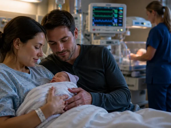 new parents meet their newborn baby sandy springs and decatur personal injury attorneys | haug barron law group Birth Injuries in Georgia: What Parents Need to Know About Medical Malpractice Claims
