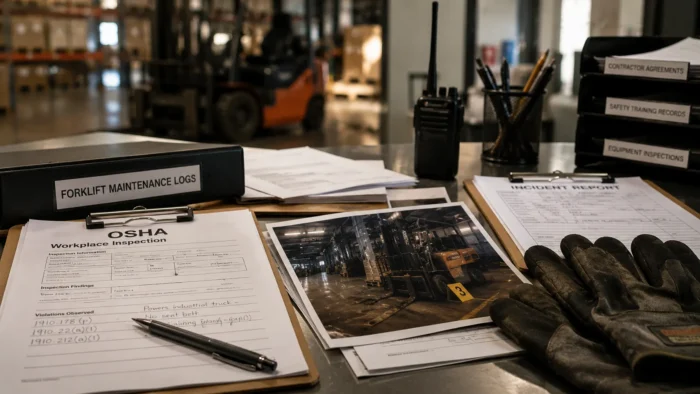 Forklift Accidents at Georgia Warehouses: Employer and Third-Party Liability