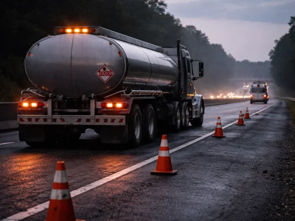 Accidentes de Camiones Cisterna en Georgia con Materiales Peligrosos