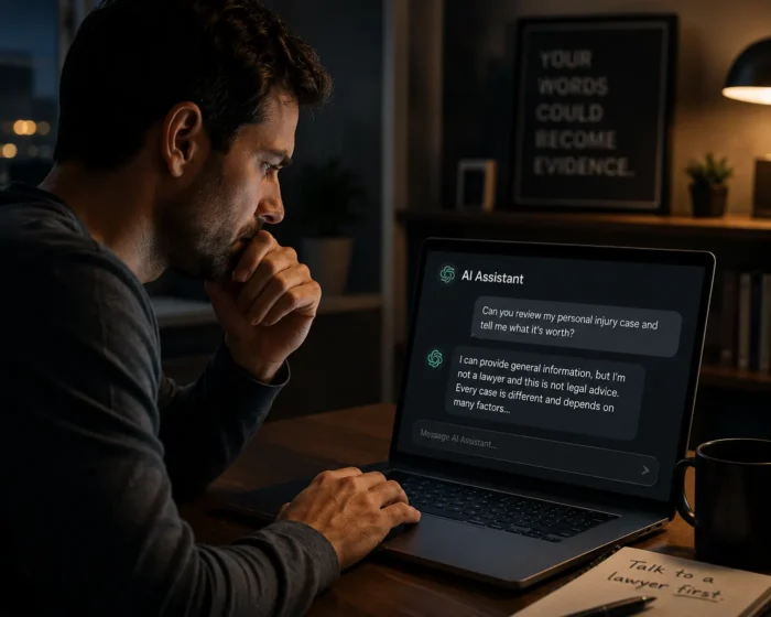 Be Careful Asking AI About Your Case — It May Be Discoverable. Talk to a Lawyer First.