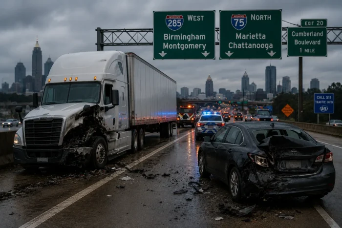 I-285 and I-75 Truck Accident Hotspots in Georgia: What Drivers Need to Know